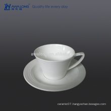 280ml Middle Volume Fine Bone China Quality Guarantee Espresso Coffee Cups And Saucer